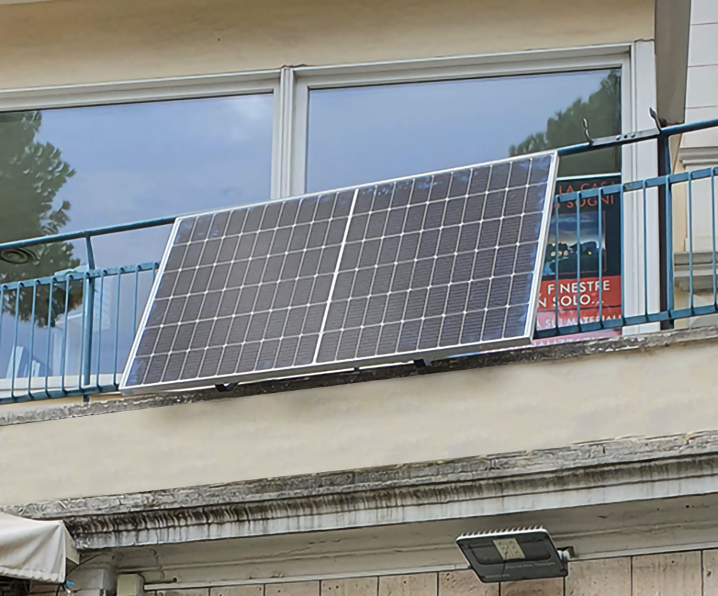 Spitecno fotovoltaico da balcone