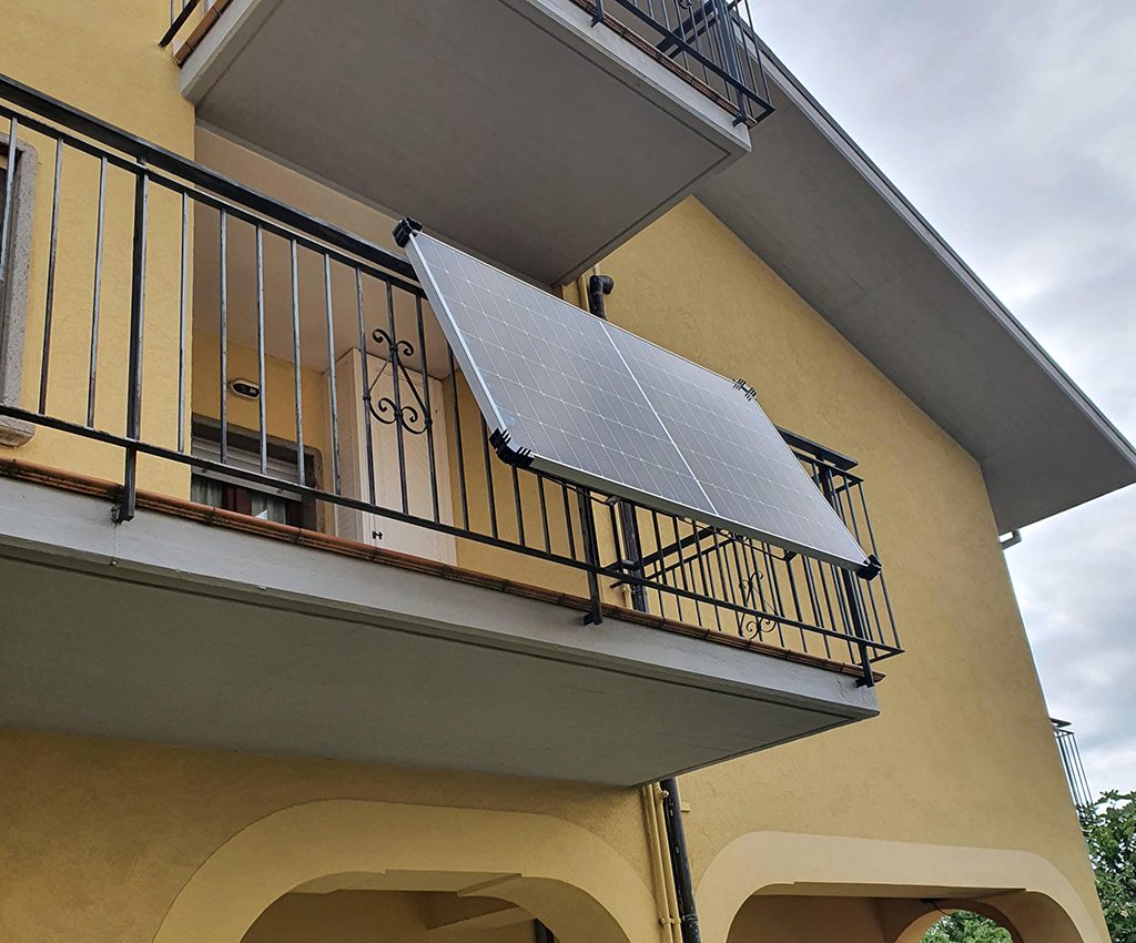 Fotovoltaico per balcone, Mini impianto fotovoltaico